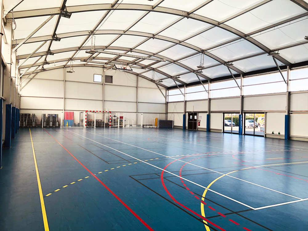 Le gymnase de 800 m² de la CFA