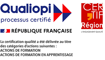 Logos Qualiopi et CertifRegion